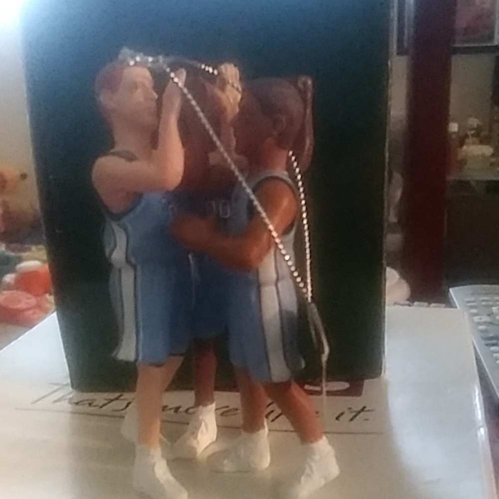 North carolina basketball ornament